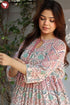 Mulmul Cotton Tier Dress In Block Print