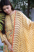 Chanderi Silk Kurta Pant And Dupatta Set With Block Print
