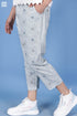 Khaadi Cotton Ice Blue Geometric Block Printed Pant