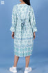 Rayon Slub Amalfi Dress in Block Print