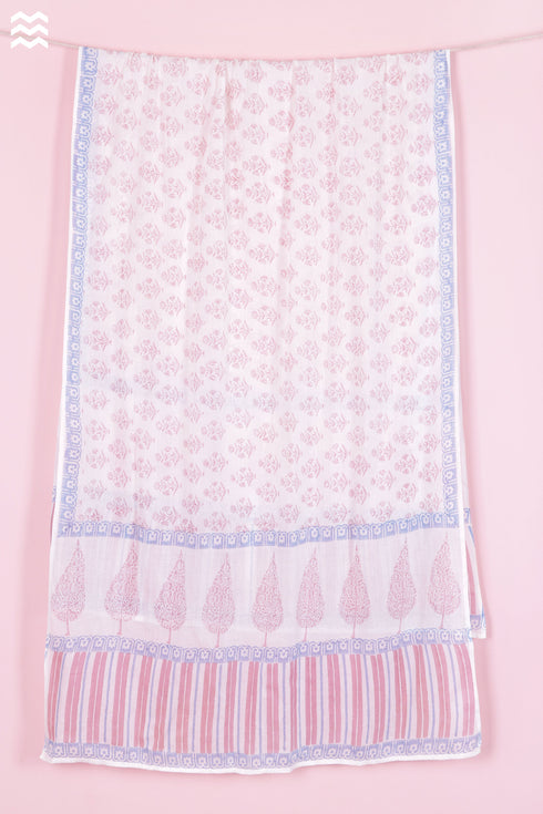 Mulmul Cotton Momo Wrap In Block Print