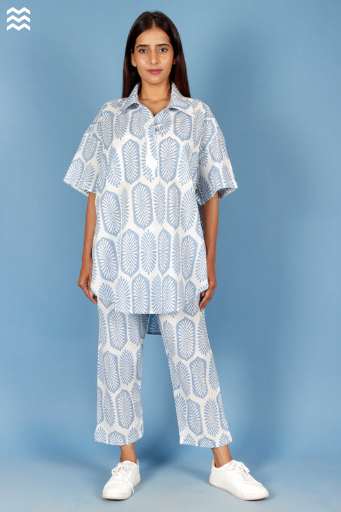 Cambric Cotton Co-Ord SetIn Block Print