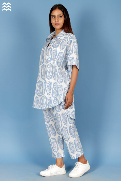 Cambric Cotton Co-Ord SetIn Block Print
