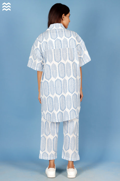 Cambric Cotton Co-Ord SetIn Block Print