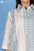 Slub Cotton Zoom Shirt In Block Print