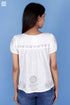 Slub Cotton Matt Top With Chikankari Embroidery