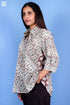 Crepe Cotton Skirt Top in Block Print