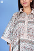Mulmul Caftan In Block Print