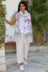 100% Cambric Cotton Rose Pant in Block Print