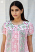 100% Cotton Slub Cotton Top in Hand Block Print