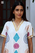 Rayon Long Top in Floral Block Print
