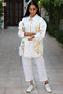 MulMul White Gold Beach Shirt