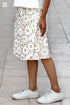 Lyocell Wrap Skirt in Floral Block Print
