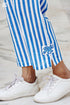 Cambric Cotton Rose Pant in Stripe Print