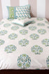 60s Cotton Duvet Cover In Block Print