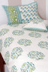 60s Cotton Duvet Cover In Block Print