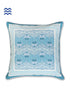 20s Cotton Cushion Cover In Teal Floral Print