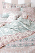 20s Cotton Bed Cover in Block Print