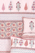 20s Cotton Bed Cover in Block Print