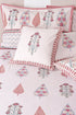 20s Cotton Bed Cover in Block Print