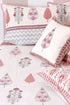 20s Cotton KING SIZE Bed Cover In Block Print
