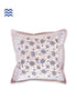 20s Cotton Cushion Cover in Block Print with Piping
