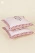 20s Cotton Cushion Cover in Floral Block Print