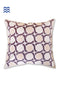 20s Cotton Cushion Cover in Block Print with Piping