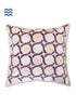 20s Cotton Cushion Cover in Block Print with Piping