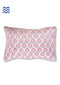 40s Cotton Pillow Cover in Block Print