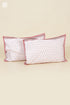 40s Cotton Pillow Cover in Floral Block Print