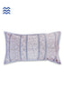 20s Cotton Lumbar Cushion Cover In Block Print