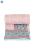 Mulmul Cotton Quilt in Floral Block Print