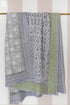 Mulmul Cotton Quilt In Floral Block Print
