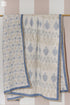 Mulmul Cotton Quilt In Floral Block Print