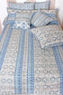 20s Cotton Bed Cover in Floral Block Print