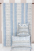 20s Cotton KING SIZE Bed Cover in Floral Block Print
