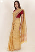 Kota Doria Saree in Floral Block Print