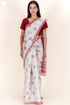 Maheshwari Saree In Floral Block Print