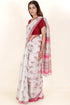 Maheshwari Saree In Floral Block Print
