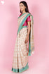 Maheshwari Saree In Floral Block Print