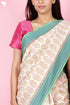 Maheshwari Saree In Floral Block Print
