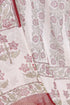 Kota Doria Dupatta In Floral Block Print