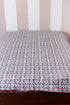 60s Cotton Duvet Cover In Block Print