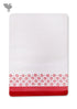 Handloom Cotton Bath Towel With Block Print Border
