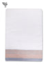 Handloom Cotton Bath Towel With Block Print Border