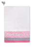 Handloom Cotton Bath Towel With Block Print Border
