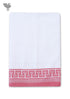 Handloom Cotton Hand Towel With Block Print Border