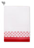 Handloom Cotton Hand Towel With Block Print Border