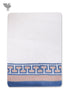 Handloom Cotton Hand Towel With Block Print Border